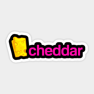 Cheddar Sticker